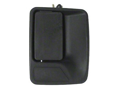 Exterior Door Handle; Front Passenger Side; Textured Black (11-16 F-250 Super Duty SuperCrew)