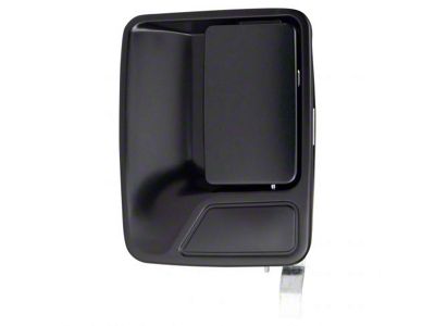 Exterior Door Handle; Rear Driver Side; Paint to Match Black (11-16 F-250 Super Duty SuperCrew)