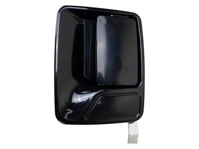 Exterior Door Handle; Rear Driver Side; Paint to Match Black (11-16 F-250 Super Duty SuperCrew)