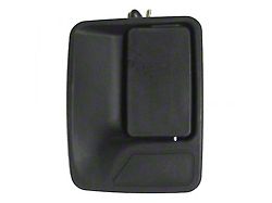 Exterior Door Handle; Rear Driver Side; Textured Black (11-16 F-250 Super Duty SuperCrew)