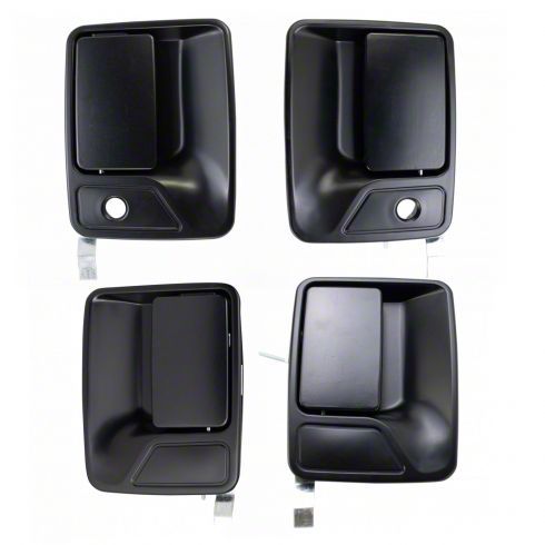 Front Left Driver Side Exterior Door Handle For Ford Super Duty F250 F350 (1999-2016) - Black ABS