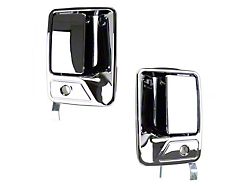 Exterior Door Handles; Front; Chrome (11-16 F-250 Super Duty)