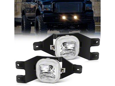 Fog Lights; Clear (99-04 F-250 Super Duty)