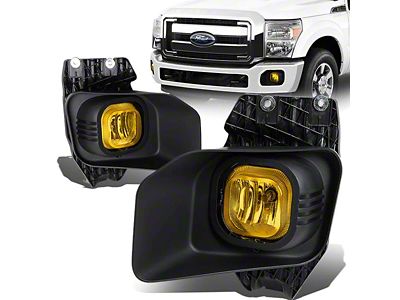 Fog Lights with Switch; Amber (11-16 F-250 Super Duty)
