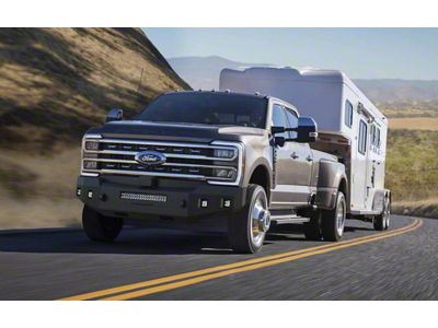 Fortis Front Bumper; Textured Black (23-26 F-250 Super Duty)