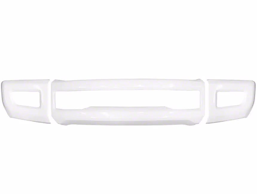 F250 Super Duty Front Bumper Cover with Fog Light Openings; Gloss