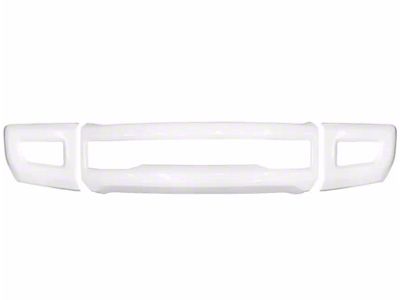 Front Bumper Cover with Fog Light Openings; Gloss White (17-19 F-250 Super Duty)