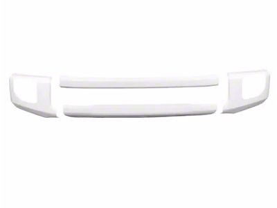 Front Bumper Cover with Fog Light Openings; Gloss White (20-22 F-250 Super Duty)