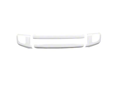 Front Bumper Cover without Fog Light Openings; Gloss White (20-22 F-250 Super Duty)
