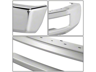 Front Bumper with Fender Flare Holes; Chrome (17-19 F-250 Super Duty)