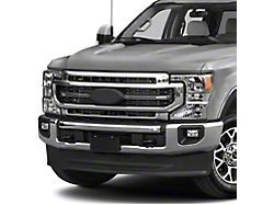 Front Bumper with Fog Light Openings; Chrome (20-22 F-250 Super Duty)