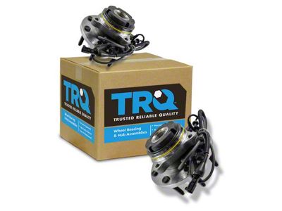 Front Wheel Bearing and Hub Assemblies (03-04 4WD F-250 Super Duty w/ 4-Wheel ABS Brakes & 14x1.5 Fine Thread Wheel Studs)