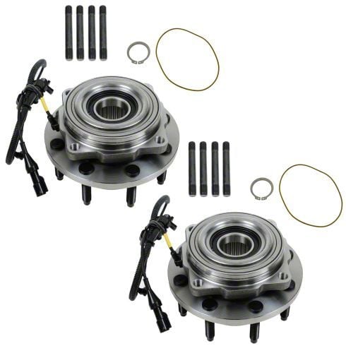 TRQ Front Wheel Hub Bearing Assembly – Left & Right Side For 2005-2009 Ford F-250/F-350 Super Duty 4WD DRW - View #3
