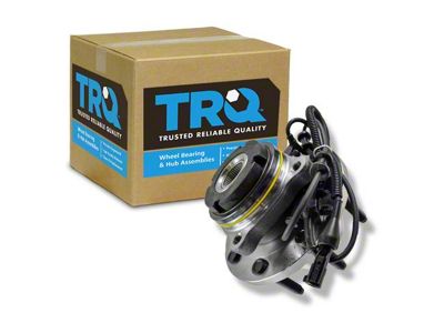 Front Wheel Bearing and Hub Assembly (03-04 4WD F-250 Super Duty w/ 4-Wheel ABS Brakes & 14x1.5 Fine Thread Wheel Studs)