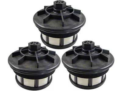 Fuel Filters; 3-Pieces (99-03 7.3L Powerstroke F-250 Super Duty)