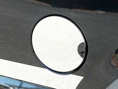 Gas Door Cover Trim; Stainless Steel (99-10 F-250 Super Duty)