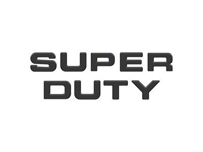 Glove Box Letter Inserts; Matte Black (11-16 F-250 Super Duty)