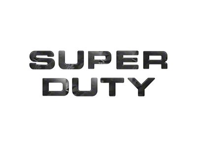 Glove Box Letter Inserts; Reflective Black Shadow (11-16 F-250 Super Duty)