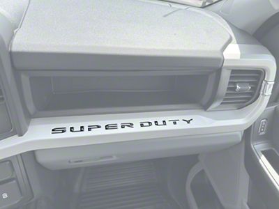Glovebox Letter Inserts; Forged Carbon Fiber (23-25 F-250 Super Duty)