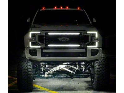 Grille LED Accent Lights; White (20-22 F-250 Super Duty Limited)