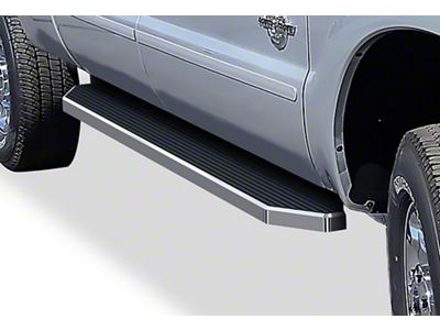 H-Style Running Boards; Polished (11-16 F-250 Super Duty SuperCrew)