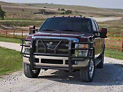 HD Grille Guard; Semi-Gloss Black (08-10 F-250 Super Duty)