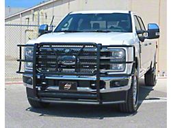 HD Grille Guard; Semi-Gloss Black (23-25 F-250 Super Duty)