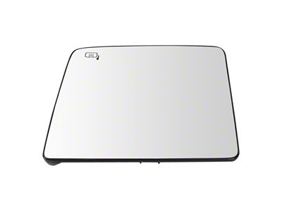 Heated Upper Towing Mirror Glass; Driver Side (11-16 F-250 Super Duty)