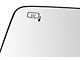 Heated Upper Towing Mirror Glass; Driver Side (11-16 F-250 Super Duty)