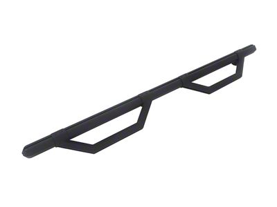 Hex Series Side Step Bars without Mounting Brackets; Textured Black (11-24 F-250 Super Duty SuperCab)