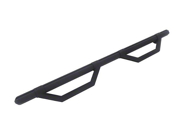 Hex Series Side Step Bars without Mounting Brackets; Textured Black (11-24 F-250 Super Duty SuperCrew)