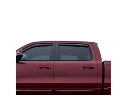 In-Channel Rain Guards; Front and Rear; Smoke (99-16 F-250 Super Duty SuperCrew)