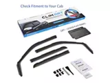 in-Channel Window Deflectors (17-25 F-250 Super Duty SuperCrew)