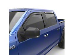 EGR In-Channel Window Visors; Front and Rear; Dark Smoke (17-25 F-250 Super Duty SuperCab)