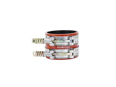 Intake Plenum Silicone Boot Hose with Clamps; Orange (99-03 7.3L Powerstroke F-250 Super Duty)