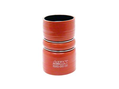 Intercooler Inlet Silicone Boot Hose; Orange (99-10 6.0L/6.4L/7.3L Powerstroke F-250 Super Duty)