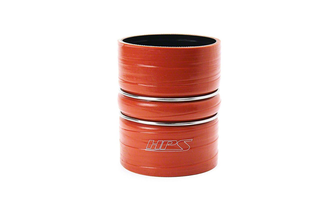 HPS Silicone Intercooler Turbo Boot Hose, Orange, ORCH-HOT-101, replace part # 6C34-6C640-BA, 6C3Z-6C640-B, 8C3Z-6W651-A, 6C3Z-6C640-B, 3C34-6C640-CA