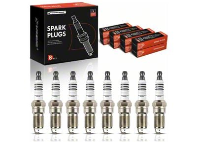 Iridium and Platinum Spark Plugs; Set of 8 (99-04 5.4L F-250 Super Duty)