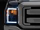 LED C-Bar Factory Style Headlights; Chrome Housing; Clear Lens (11-16 F-250 Super Duty)