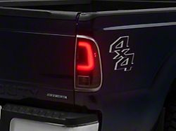 LED C-Bar Tail Lights; Black Housing; Clear Lens (11-16 F-250 Super Duty w/ Factory Halogen Tail Lights)
