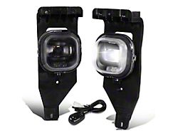 LED Projector Fog Lights with Switch; Clear (05-07 F-250 Super Duty)