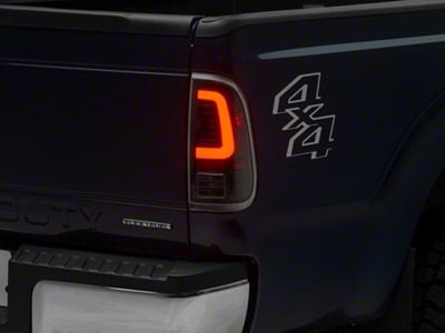 LED Tail Lights; Black Housing; Clear Lens (11-16 F-250 Super Duty)