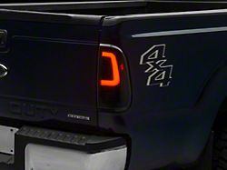 LED Tail Lights; Black Housing; Smoked Lens (11-16 F-250 Super Duty)