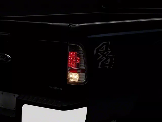 LED Tail Lights; Chrome Housing; Clear Lens (11-16 F-250 Super Duty)