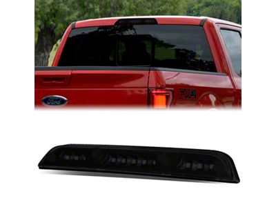 LED Third Brake Light; Black Smoked (17-20 F-250 Super Duty w/ Factory LED Third Brake Light)