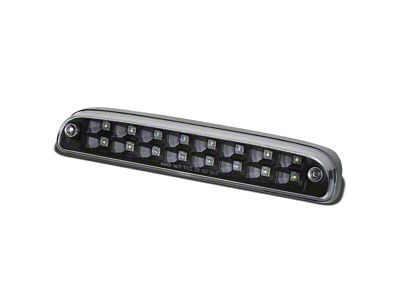 LED Third Brake Light with Cargo Light; Black Housing; Clear Lens (99-16 F-250 Super Duty)