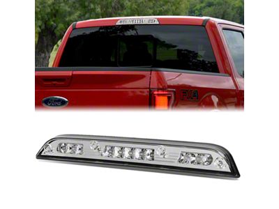 LED Third Brake Light; Chrome (17-20 F-250 Super Duty w/ Factory LED Third Brake Light)