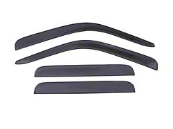 Low Profile Ventvisor Window Deflectors; Front and Rear; Dark Smoke (99-16 F-250 Super Duty SuperCrew)
