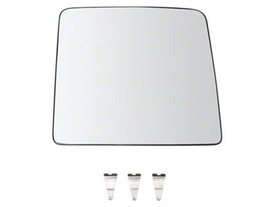 Lower and Upper Towing Mirror Glass; Passenger Side (11-12 F-250 Super Duty)