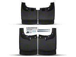 Mud Flap Splash Guards; Front and Rear (17-19 F-250 Super Duty)